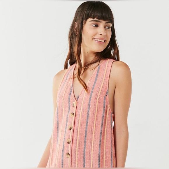 Urban Outfiters Jordan Button Down Jumpsuit - Picture 3 of 15